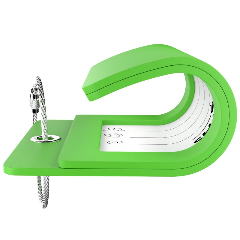 Shacke Luggage Tag Initial Fully Bendable Tag w/Stainless Steel Loop (Letter Y) - Image 5